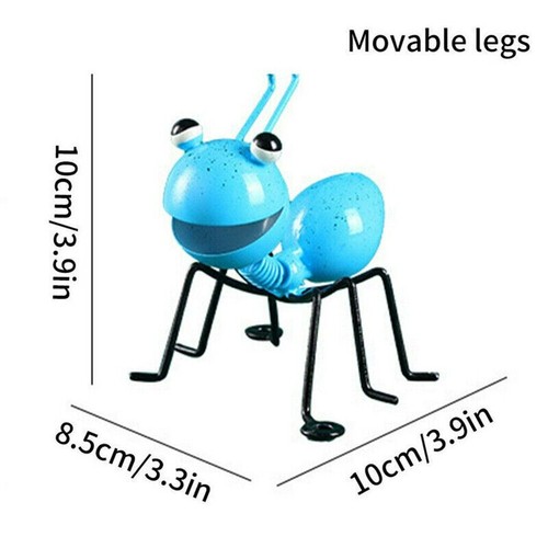 Metal Sculpture Ant Ornament Garden Art Cute Insects Garden Lawn Decoration - Picture 5 of 10