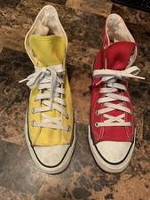 vtg SZ 7 1/2 Converse All Star Made In USA Mens High Top Sneakers