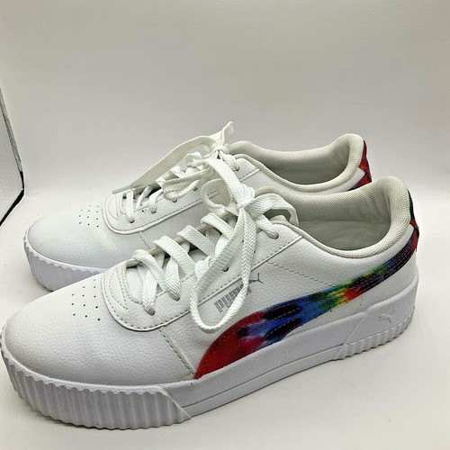 Puma Carina Tie Dye Leather Sneaker 