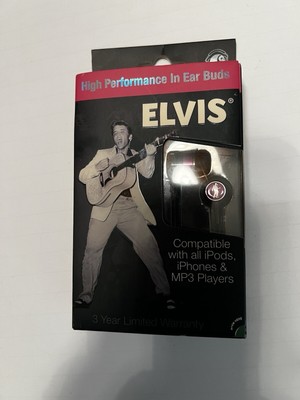 Elvis Presley Early Era In-Ear Buds Artist Headphones iPod iPhone MP3 Player