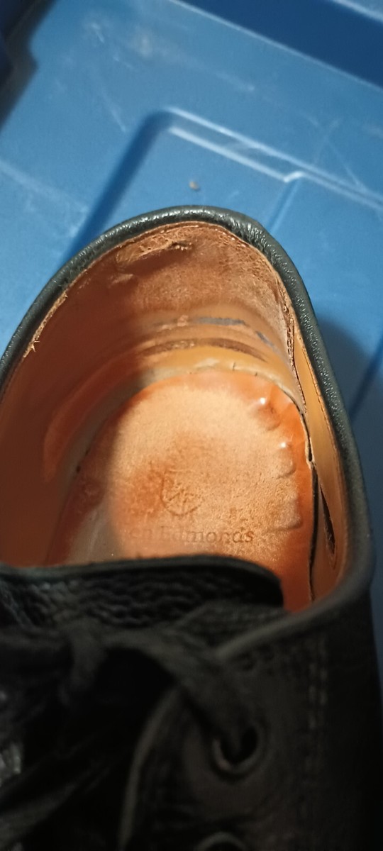 Allen Edmonds Tate Cap Toe Leather Black Men's 10 D Extralight | eBay