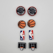 NBA Toronto Raptors Basketball Team For Crocs Shoe Charms - 8 Pieces