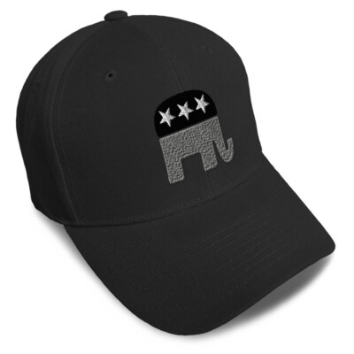 Baseball Cap Republican Elephant B Embroidery Dad Hats for Men & Women 1 Size