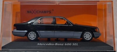 Mercedes-Benz 600 SEL (W140) 1992 Black Met 1:43 Minichamps