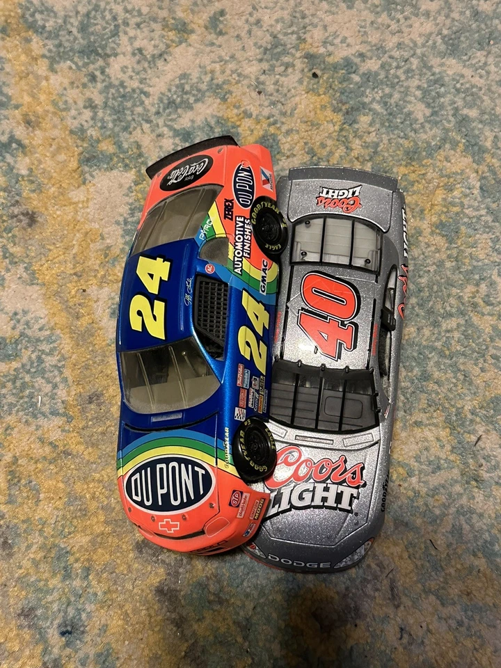 Lote Paquete Coches Modelo NASCAR De Colección Jeff Gordan Sterling Marlin Escala 1/24 Foto 3 de 4