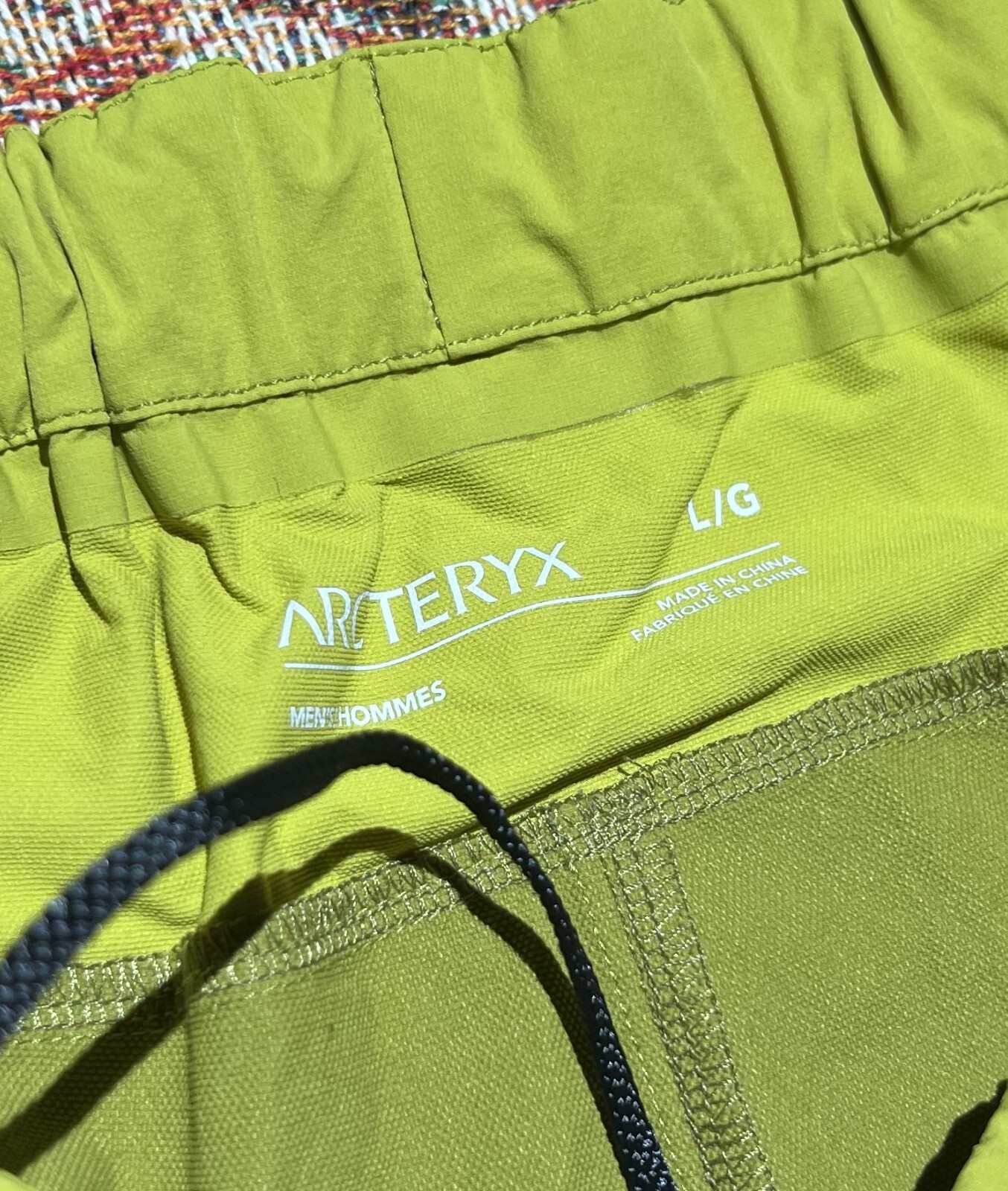 Pantalone cargo Arc'teryx System a Paltz taglia large verde
