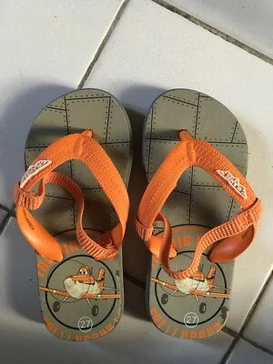 TONGUES / TONGS MER PISCINE - DISNEY PLANES - POINTURE 27 - QUASI NEUVES - Photo 1/4