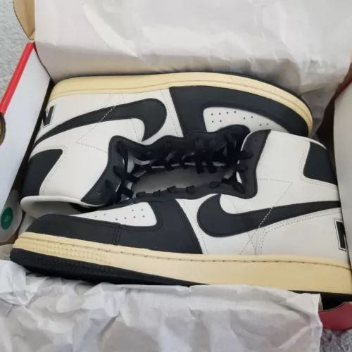 11.5-Nike Terminator High FD0394-030 Panda Phantom Black Vanilla Sail Men Shoes