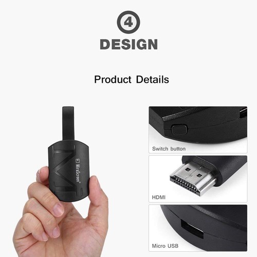New WiFi Display TV Dongle HDMI Receiver Adapter for Android iOS Phone Projector - Picture 3 of 9