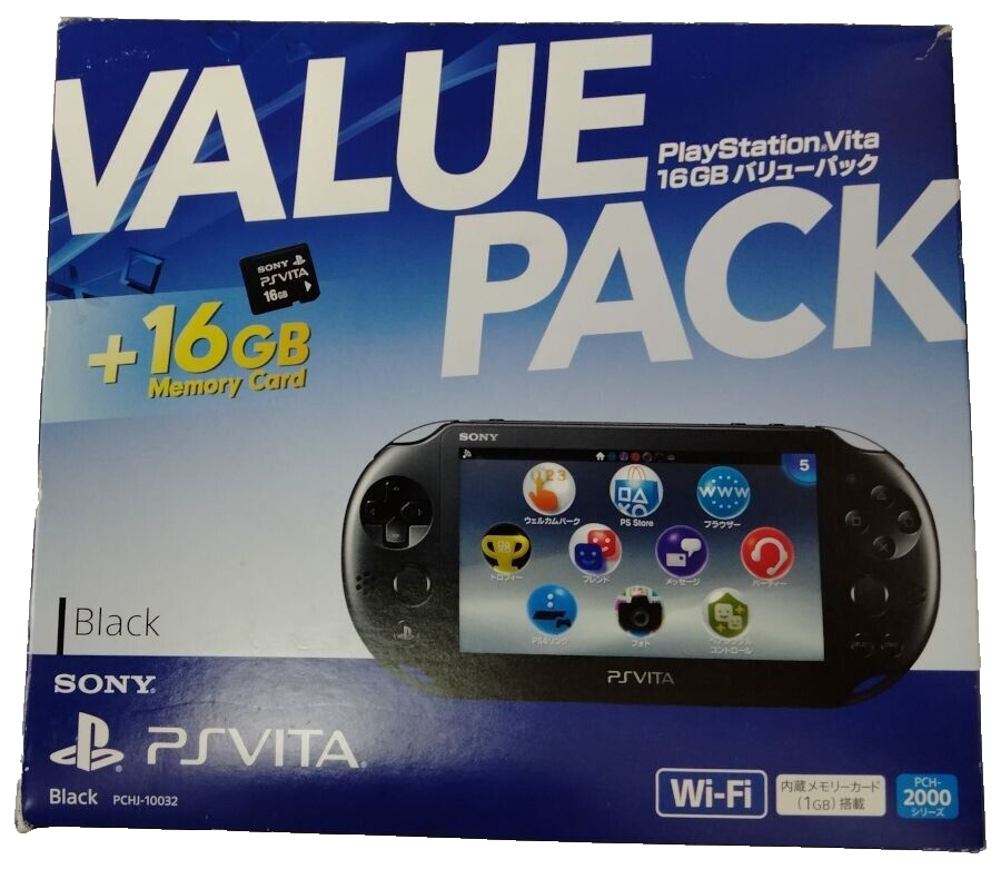 PSVITA PCH-2000 ブルー/ブラック　メモリー16GB付き PlayStation®Vita PCH-2000 ブルー/ブラック PSVITA PCH-2000 ブルー