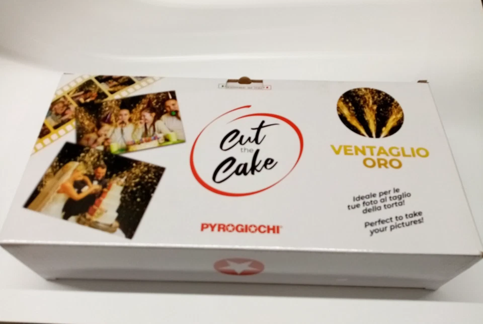 fontane matrimonio KIT VENTAGLIO 3 FONTANE ORO 60 SECONDI 4 MT. - Immagine 3 di 4