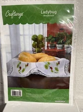 Craftways Embroidery Kit Ladybug Bread cloth #14-211