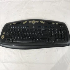 Logitech Wireless Keyboard Cordless Y-RJ20 Black (Keyboard Only)