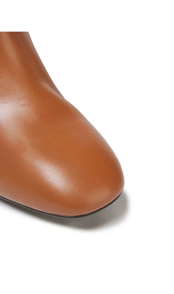 NUEVO EN CAJA 100% AUTÉNTICAS Botas Tod's Marrón Cuero Hebilla T 70 Rodilla Talla 41/US 11 $1495 Foto 4 de 4