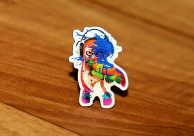 Splatoon Inkling Girl Promo Pin Badge Gamescom 2016 Nintendo Europe Wii U Rare 