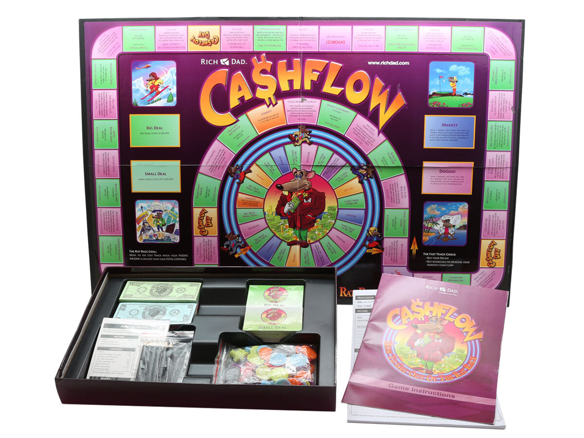 Rich Dad Cashflow 101 & 202 Family Board Game by Robert Kiyosaki