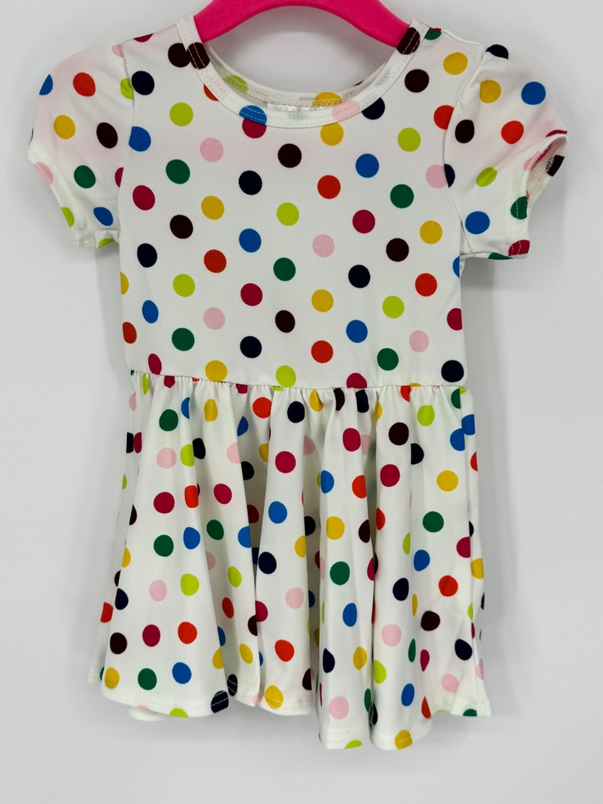 Dotdotsmile Girls Dress Size 6-12 Months Multi-Color Polka Dot NWT