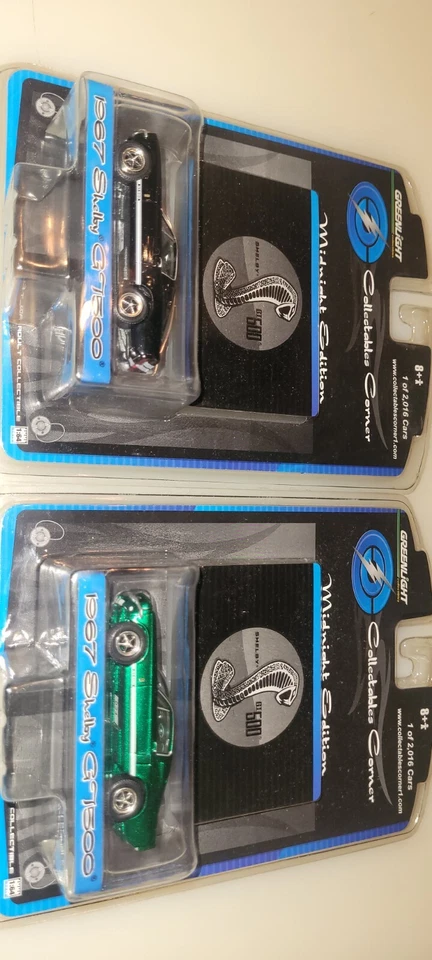Greenlight Midnight Edition 1967 Shelby GT500 GREEN MACHINE CHASE #34+Regular#34 Foto 2 de 2