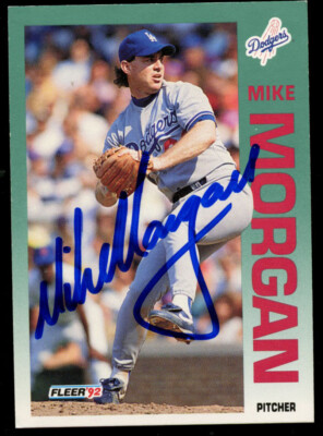 Mike Morgan #465 signed autograph auto 1992 Fleer Baseball Trading Card