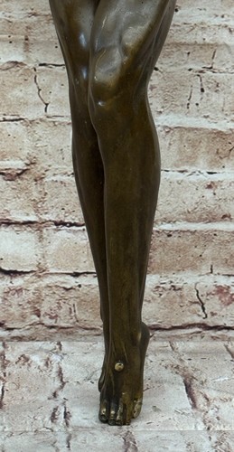 Jesus Christ Crucified Heavenly 100% Bronze Statue Sculpture Figurine Lost Wax - Picture 8 of 10