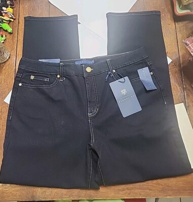 NWT Bandolino MANDIE Classic Fit Straight Leg Womens Jean Indigo Size 16S