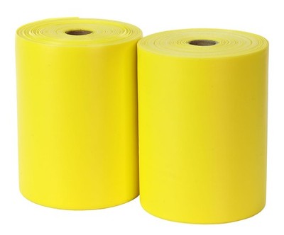 Sup-R Band Latex-Free Exercise Band Twin-Pak 100 Yard (2-50 Yard Boxes) Yellow