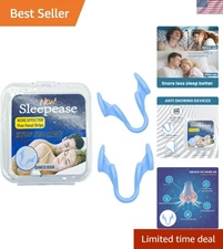 Lightweight Blue Nasal Dilators for Better Breathing - Perfect for Travelers