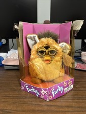 VINTAGE 1998 Tiger Electronics Tiger Striped FURBY 70-800 Comes As Shown