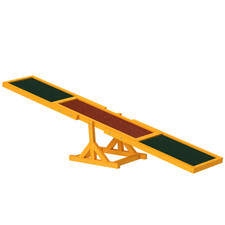 Pet Seesaw Dog Training Agility Equipment Toy Puppy Exercise Playing