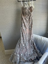 Montage Mon Cheri Strapless Gown Size 10