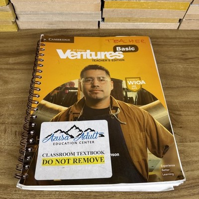 Ventures Basic Teacher's Edition Spiral Paperback Acceptable Condition