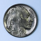 1936 D Buffalo Nickel Lustrous Uncirculated BU UNC Indian Head 5c Coin