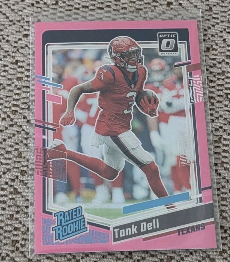 2023 TANK DELL DONRUSS OPTIC PINK RC ROOKIE #245 (TEXANS)