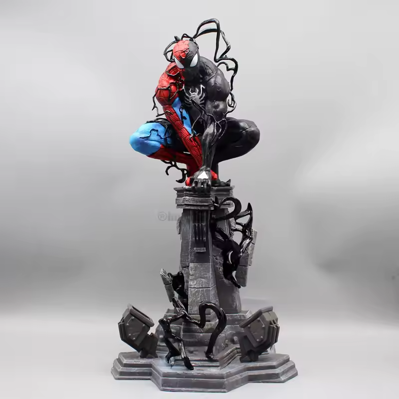Symbiotic Spider-Man Venom Action Figure LED 14.9in 38cm PVC