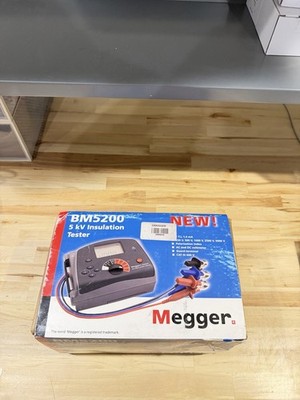 MEGGER BM200 5KV INSULATION TESTER (NEW FACTORY SEALED) SHIPS FAST
