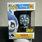 Funko POP! Disney Hercules Hades Glow #381 Hot Topic GITD Exclusive w/Protector