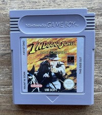 Indiana Jones And The Last Crusade Nintendo Gameboy Color Advance Game, GENUINE!