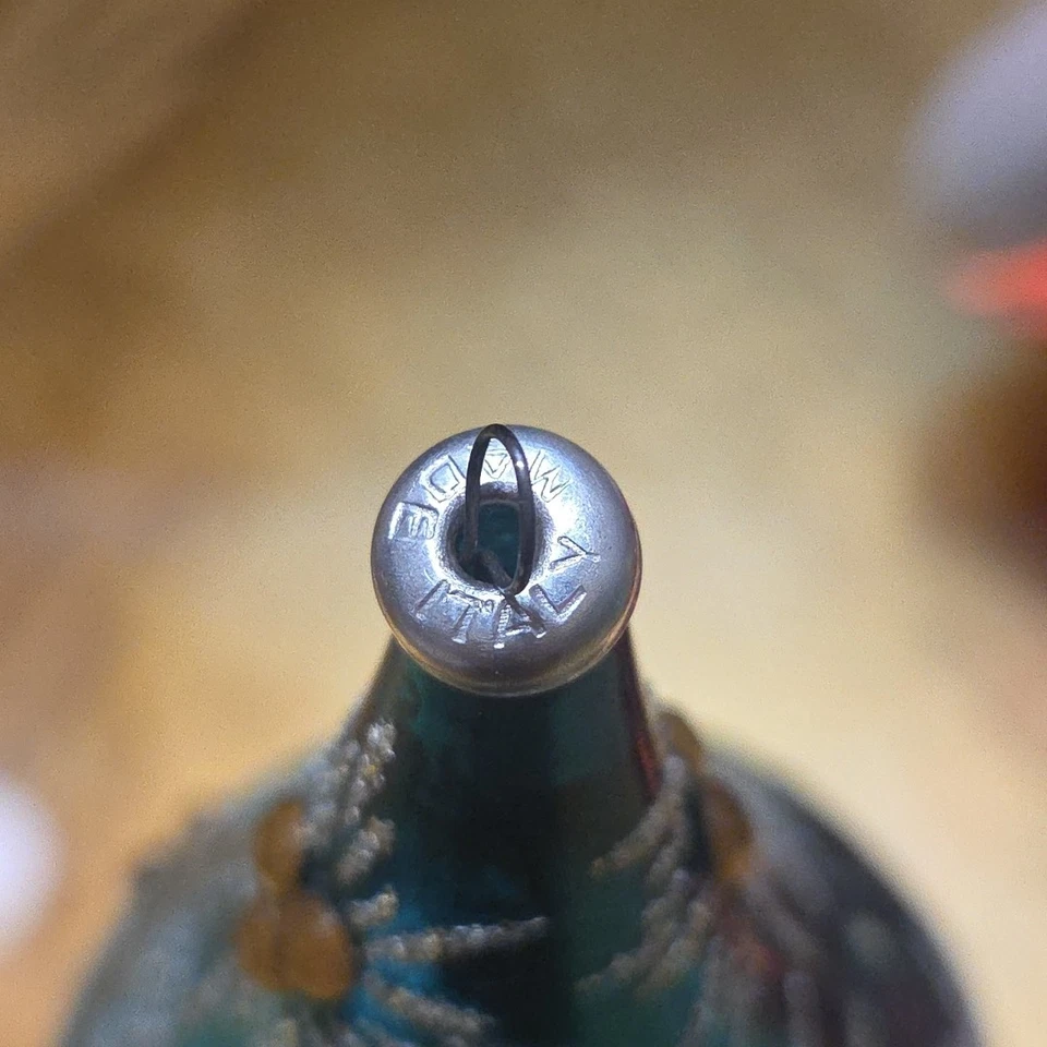 De Carlini ? Vintage Italian Blown Glass Christmas Ornaments - Set Of 3 - Rare! - Image 4 of 4