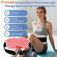660nm/850nm/940nm Red Infrared Light Therapy Slimming Waist Belt for Pain Relief