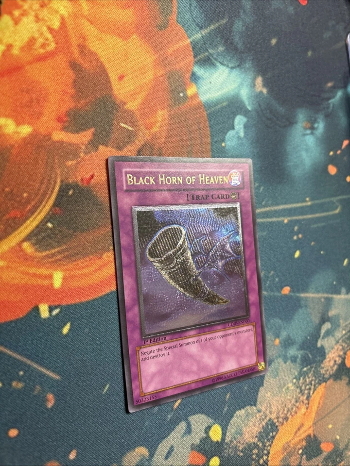 Black Horn of Heaven CDIP-EN060 Cyberdark Impact 1st Edition Ultimate Rare NM - Image 3 of 4