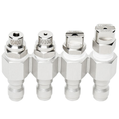 #ad 4 in 1 Pressure Washer Nozzle 4 GPM 4 Way Adjustable Rod Spray Soft Wash Noz... $60.03