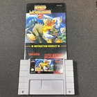 King of the Monsters 2 (SNES 1994) Authentic Cart and Manual. Tested and Cleaned