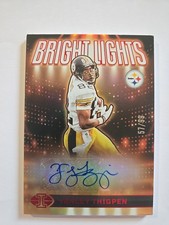 Yancey Thigpen Auto #'d /99.  Bright Lights Illusions 2024. Former Steelers WR