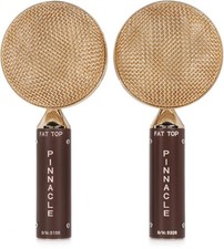 Pinnacle Microphones Fat Top Ribbon Microphone Stereo Pair - Brown