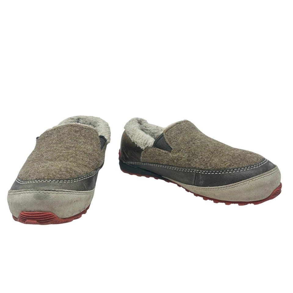 Sorel Mackenzie без шнуровки туфли сабо тапочки снег шерсти туфли коричневый желтовато-коричневый размер США 7 - Изображение 4 из 4