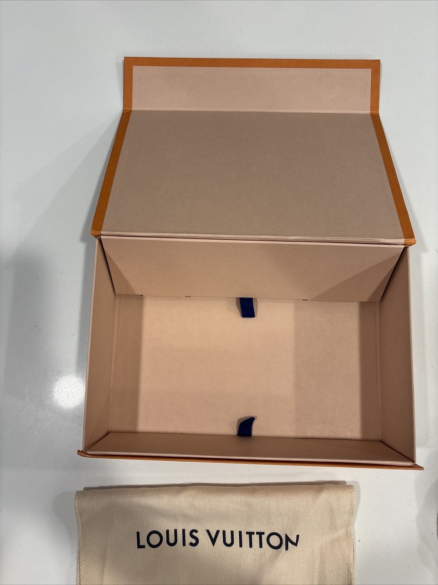 Authentic Louis Vuitton Gift box & Dust Cover Size 11 X 7 X Authentic Louis Vuitton Gift box & Dust Cover Size 11 X 7 X