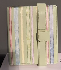 Creative Memories Album PicFolio Minutes 6 x 7 Green striped Scrapbooking New