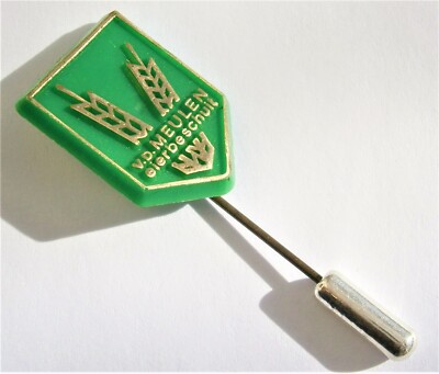 Y6) Vintage v.d. Meulen Eierbeschuit Kekse Knäckebrot Werbung Pin Anstecker
