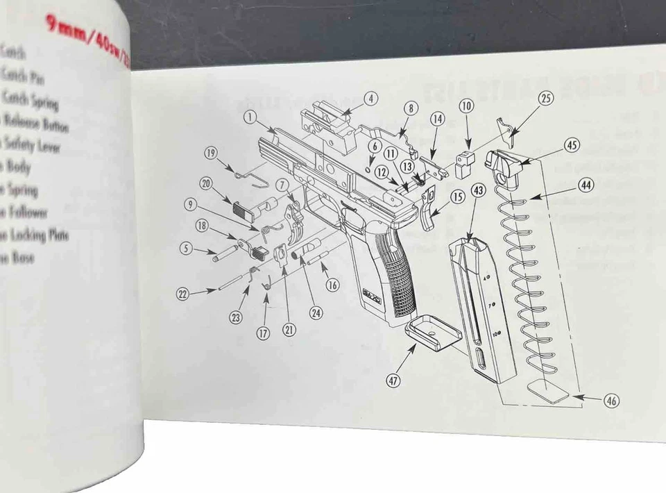 Pistolas Springfield Armory XD 2001 de colección manual de operación y seguridad 34 páginas Foto 4 de 4