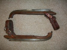 Vintage Wood Ice Skates REDUCED